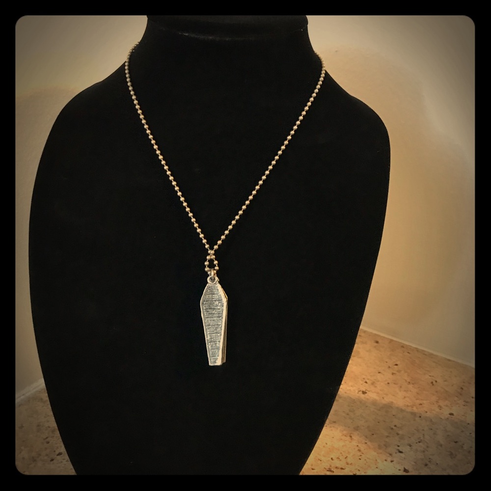 Gothic coffin Necklace